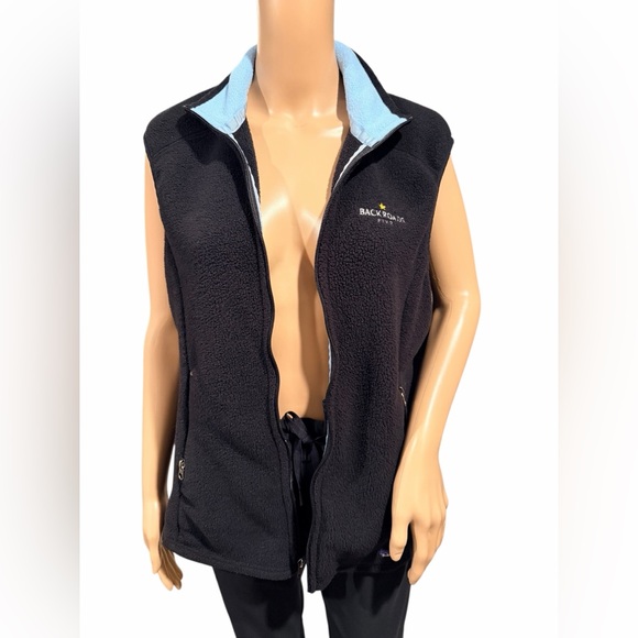 Patagonia Synchilla Vest Womens Black Fleece Full Zip outdoor classic Size XL - Picture 2 of 13